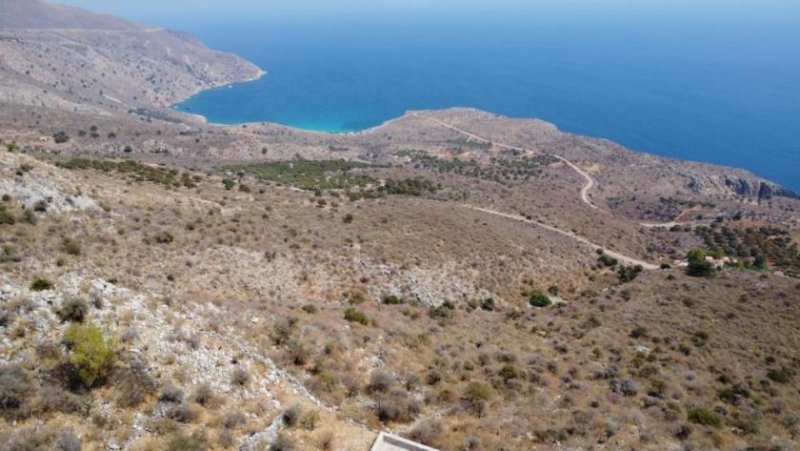 Kefalas Kreta, Kefalas: Grundstück mit unverbaubarem Meerblick und Baugenehmigung zu verkaufen Grundstück kaufen